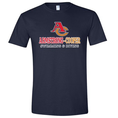 Armstrong  Cooper Boys swim & Dive team cotton t-shirt