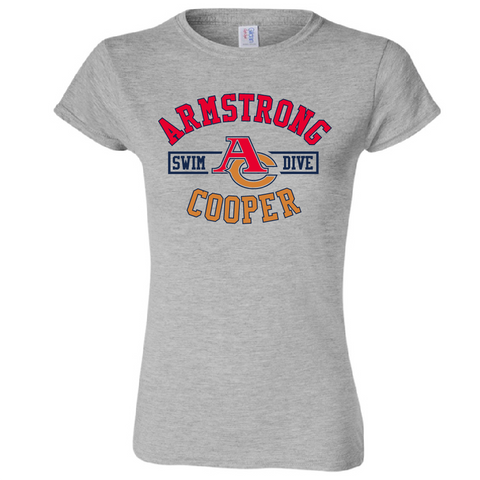 Armstrong  Cooper Boys swim & Dive LADIES'S team cotton t-shirt