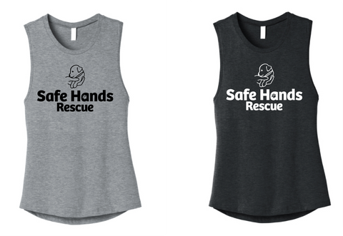 Safe Hands Rescue Women's jersey Muscle Tank