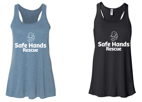 Safe Hands Rescue Women's flowy racerback Tank
