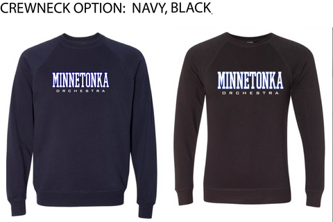 Minnetonka orchestra crewneck embroidered sweatshirt