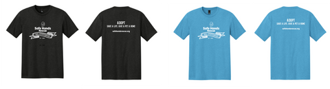 Safe Hands Rescue short sleeve T-shirt 20th Anniversary Logo