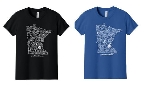 Safe Hands Rescue Youth short sleeve T-shirt(MN Logo)