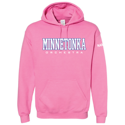 Minnetonka orchestra  embroidered Hooded sweatshirt with EMBROIDERED NAME