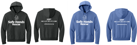 Safe Hands Rescue Hooded Sweatshirt 20th Anniversary