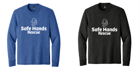 Safe Hands Rescue long sleeve T-shirt(Safe Hands logo)