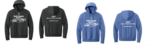Safe Hands Rescue Hooded Sweatshirt 20th Anniversary