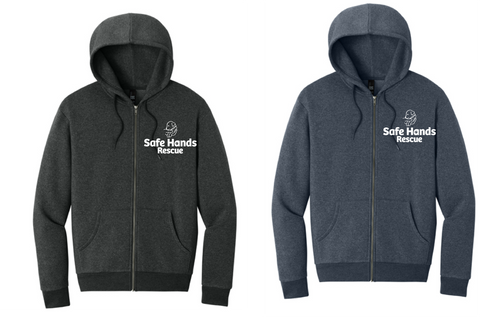 Safe Hands Rescue Full zip Hooded Sweatshirt
