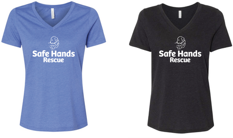 Safe Hands Rescue Women's short sleeve V-neck