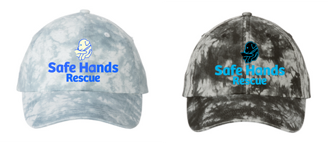 Safe Hands Rescue Tie Dyed hat-UnStructured Cap