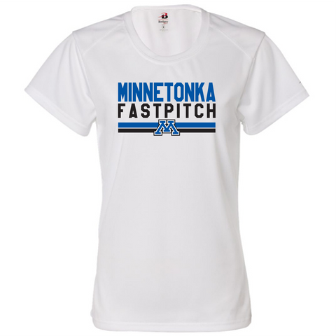 Minnetonka Fastpitch Ladies short sleeve Dri fit T
