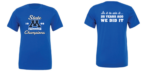 Minnetonka fast pitch commemorative T-shirt