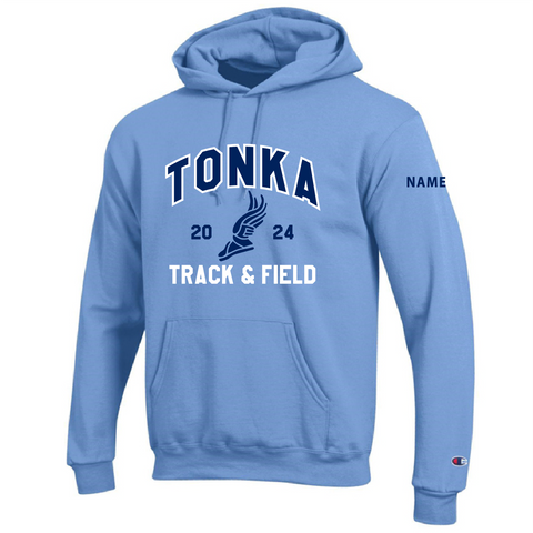 Minnetonka Track & field Hooded sweatshirt with name
