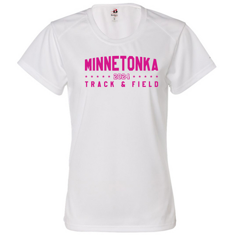 Minnetonka Track & Field Ladies Short Sleeve Dri fit T