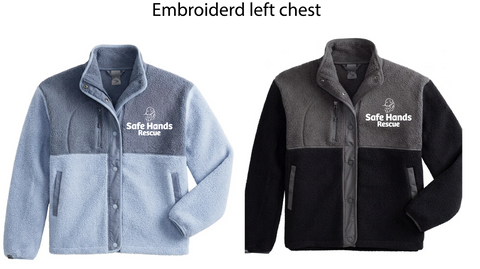 Safe Hands Rescue Women's sherpa Fleece Jacket