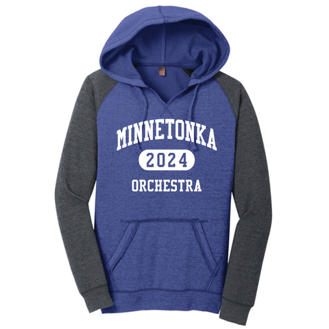 Minnetonka orchestra WOMEN's Hooded sweatshirt with front print.