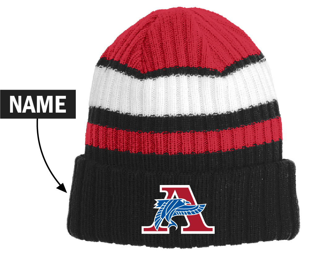 Armstrong Boys Swim & Dive knit Hat - With Name