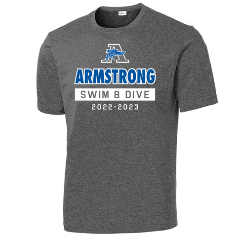 Armstrong Boys swim & Dive Dri-fit team t-shirt