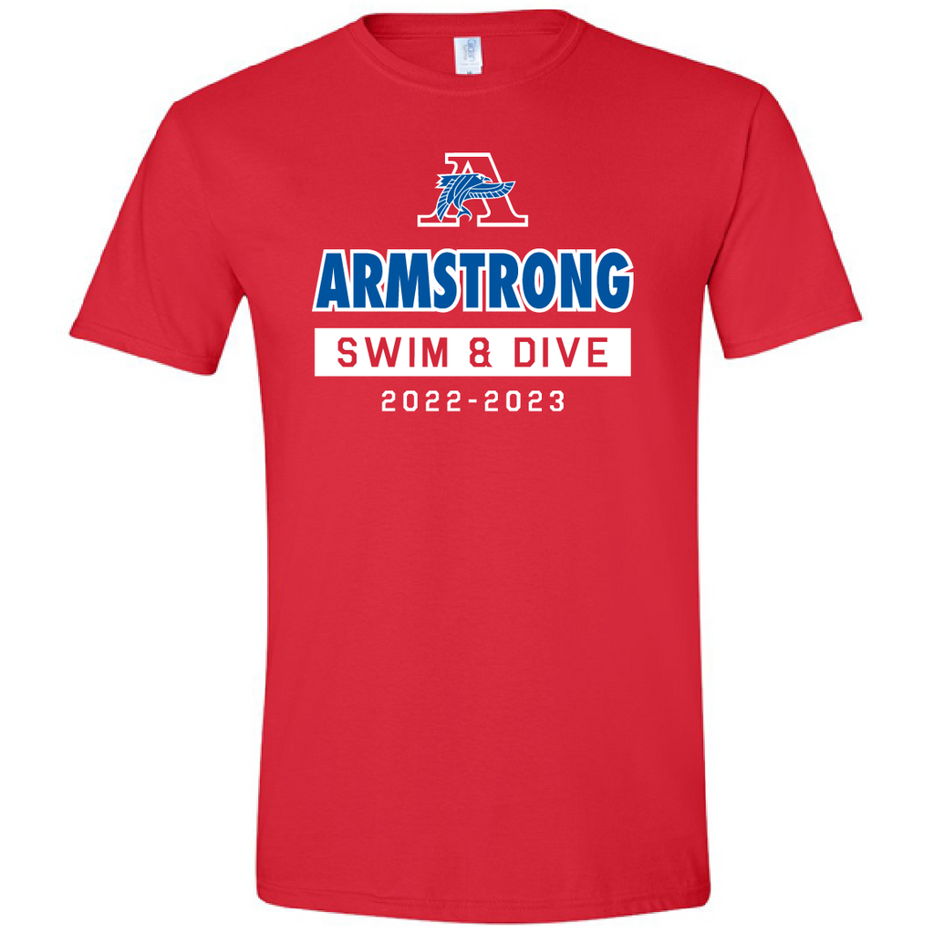 Armstrong Boys swim & Dive team cotton t-shirt