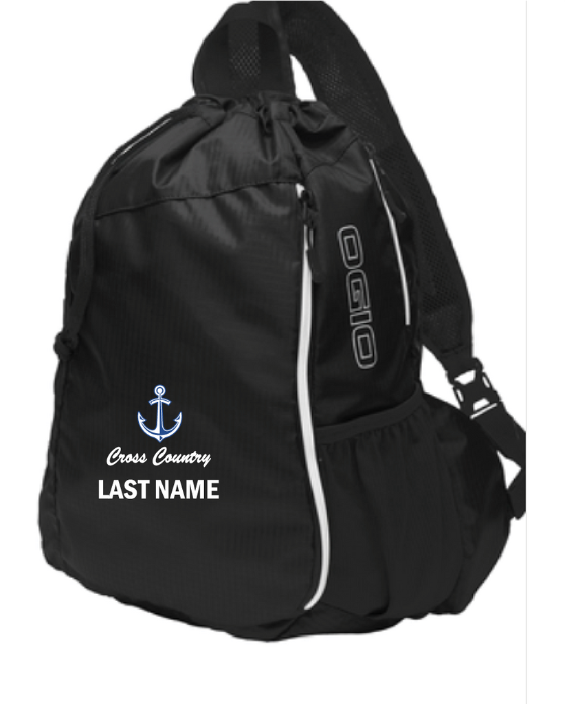 Minnetonka Cross Country OGIO cinch pack with name