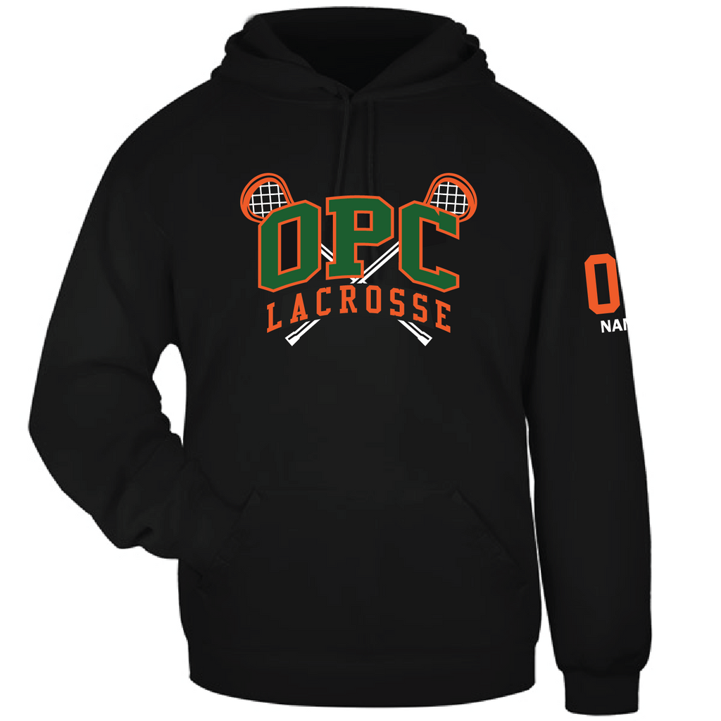 OPC Lacrosse TEAM Hood with Name and Number